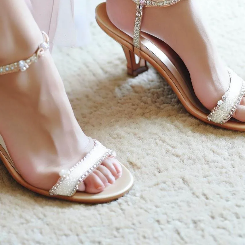 Dámske sandále na svadbu