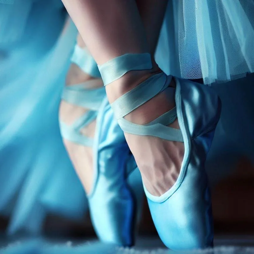 Modré balerinky